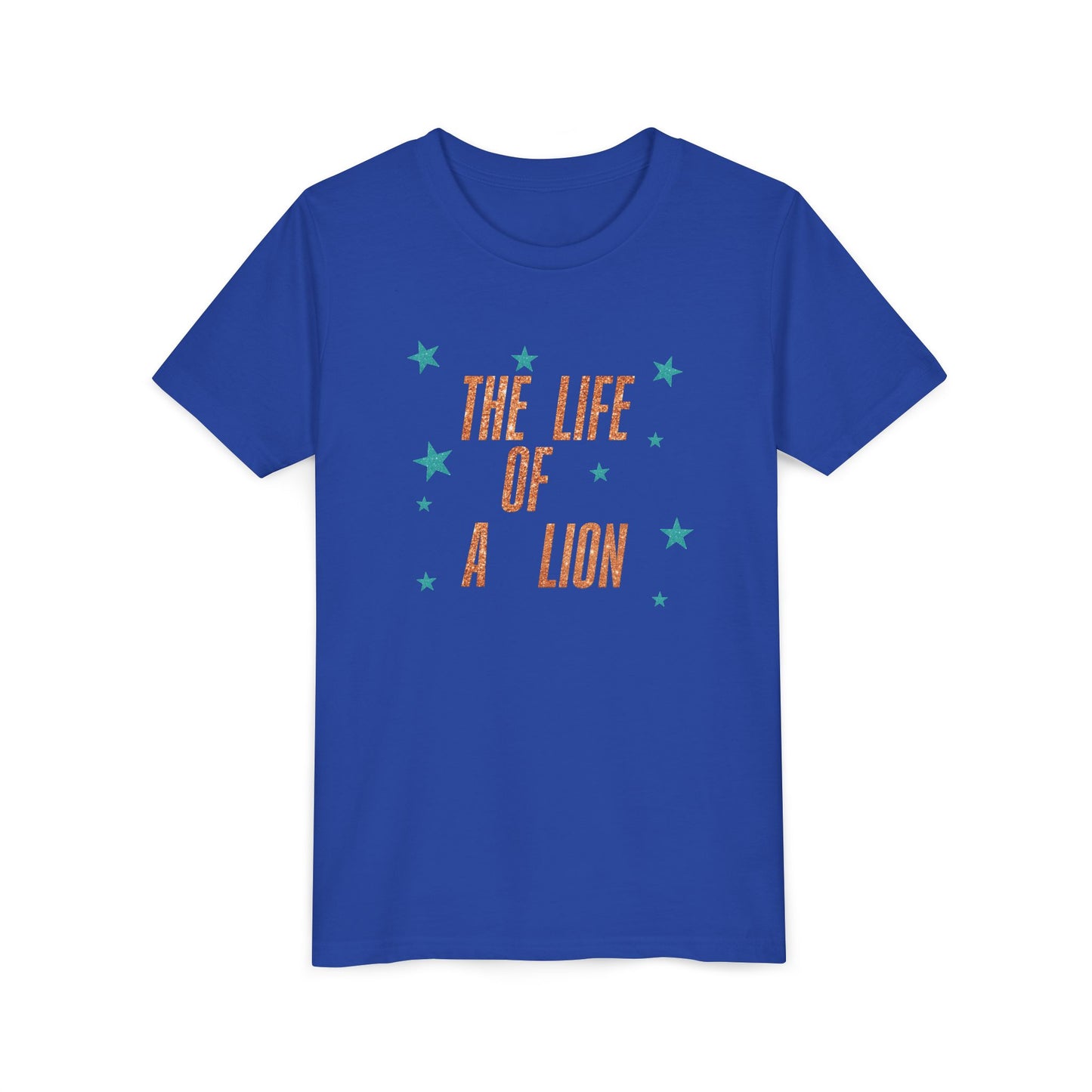 Life of a Lion Faux Glitter - Bella Canvas