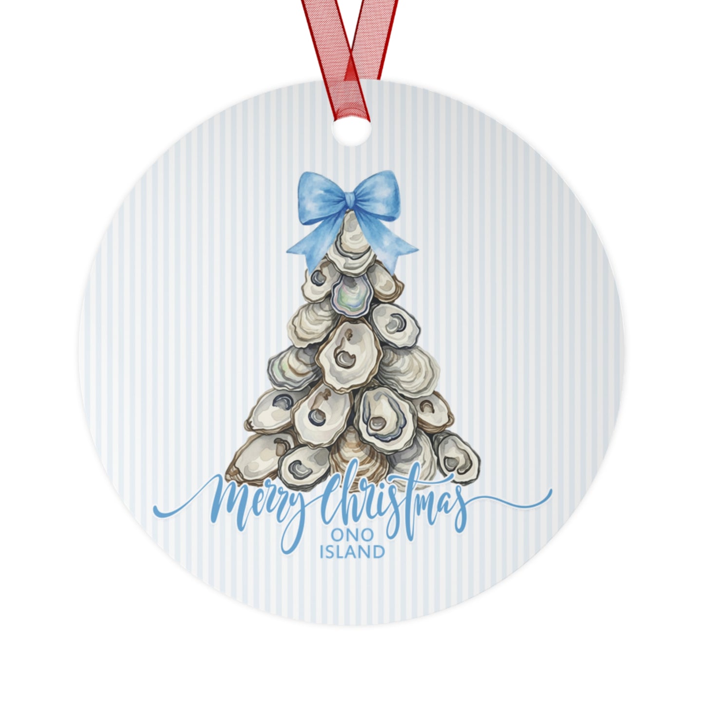 Ono Island Coastal Oyster Tree Ornament