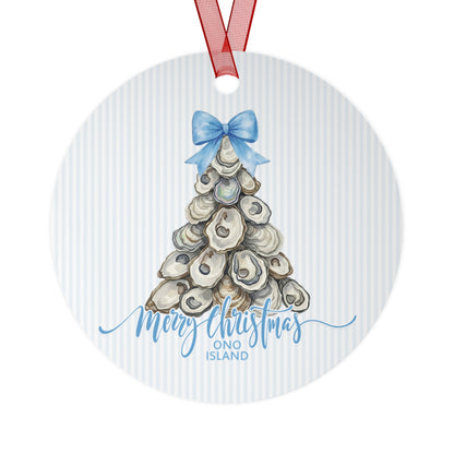 Ono Island Coastal Oyster Tree Ornament