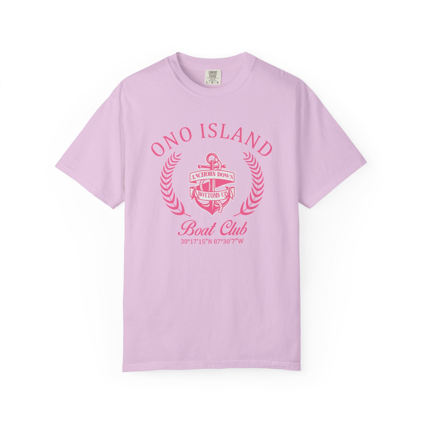 Ono Island Pink Boat Club - Comfort Colors