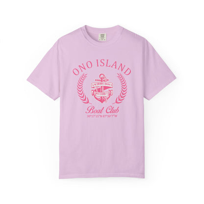 Ono Island Pink Boat Club - Comfort Colors