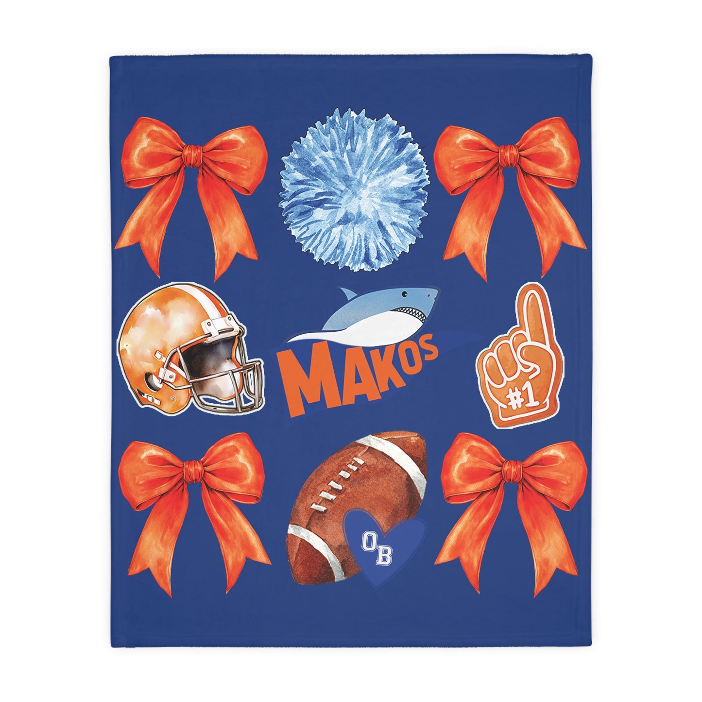 Makos Football Spirit 2 Sided Throw