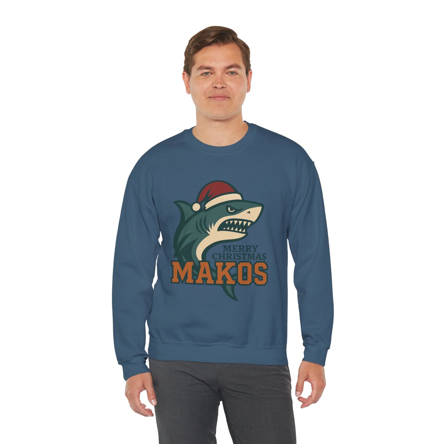 Merry Christmas Makos Sweatshirt — Gildan