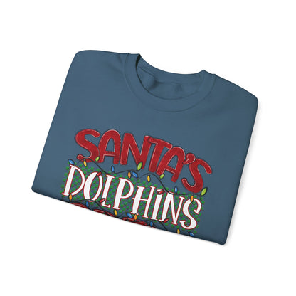 Santa's Dolphins Crew - Gildan