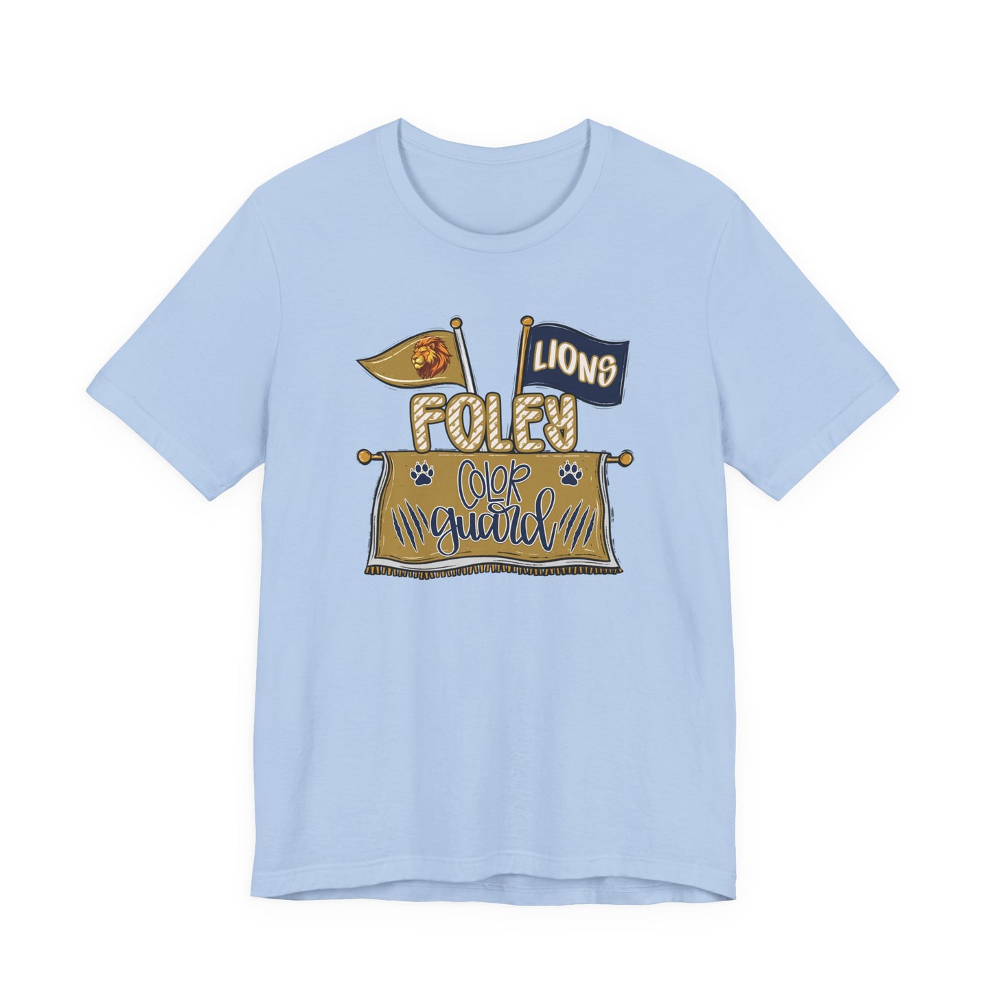 Foley Lions Color Guard Jersey Tee - Bella Canvas