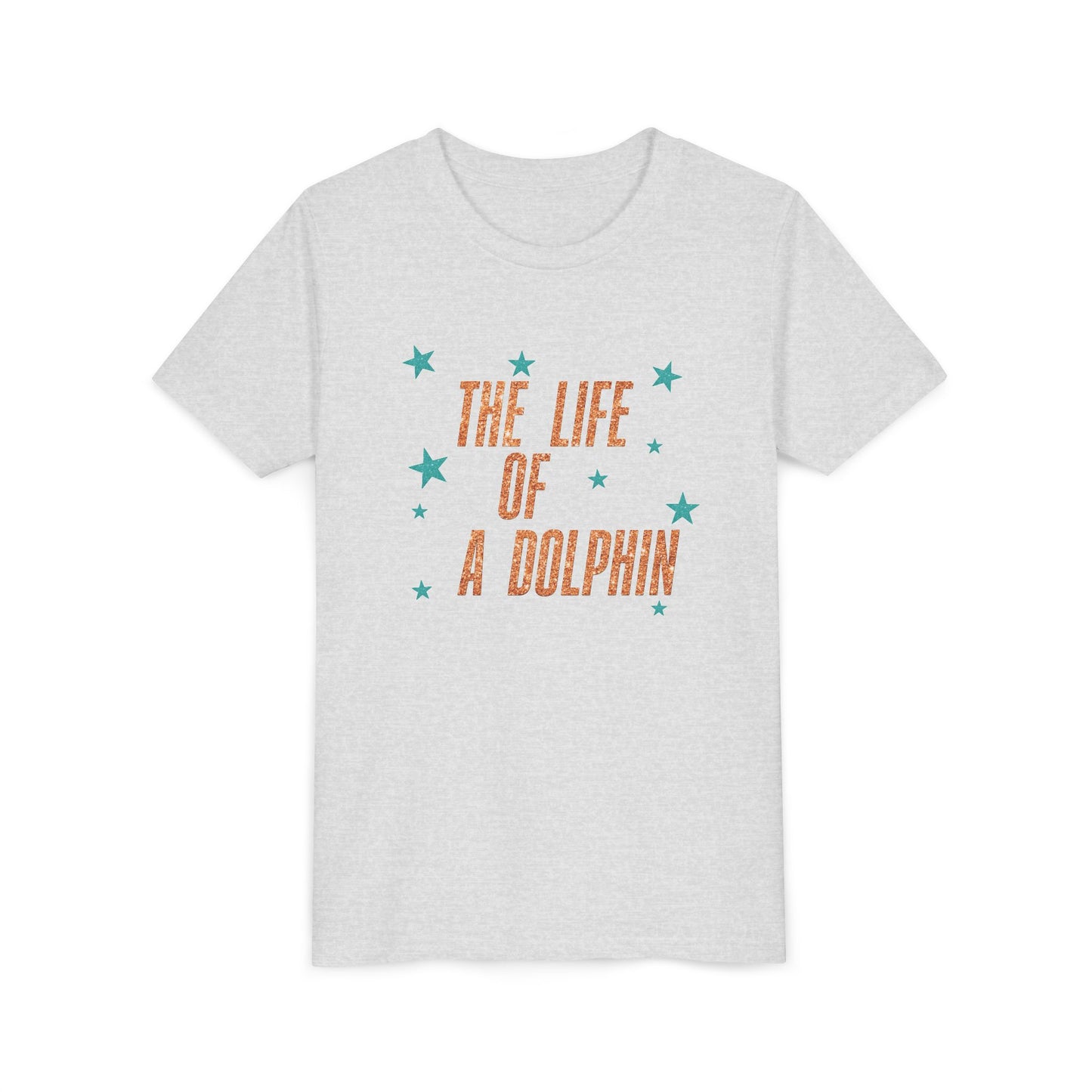 Life of a Dolphin Faux Glitter - Bella Canvas