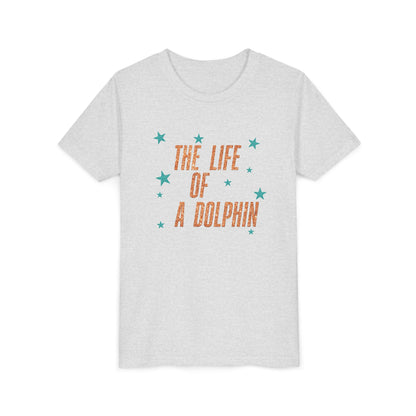 Life of a Dolphin Faux Glitter - Bella Canvas