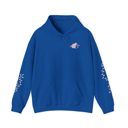 Flamingo Flamingle All The Way Hoodie - Gildan