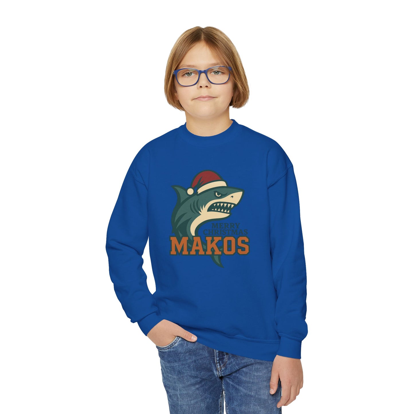 Merry Christmas Makos Sweatshirt - Gildan