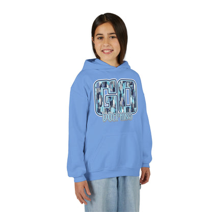 Youth GO Dolphins Hoodie - Gildan