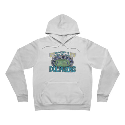 Adult Dolphins Friday Nights Under the Lights Unisex Hoodie - Bella Canvas