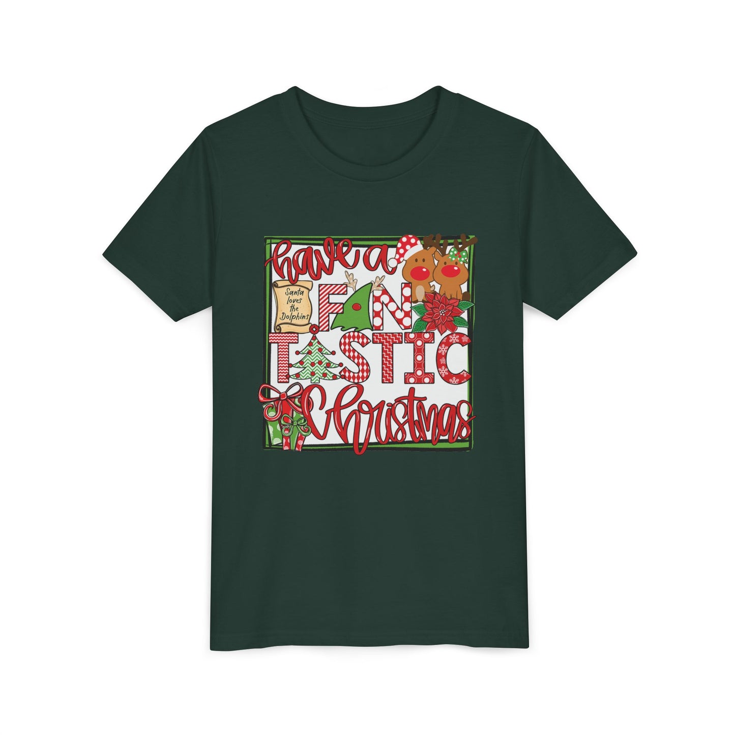 Dolphins Fintastic Tee - Bella Canvas