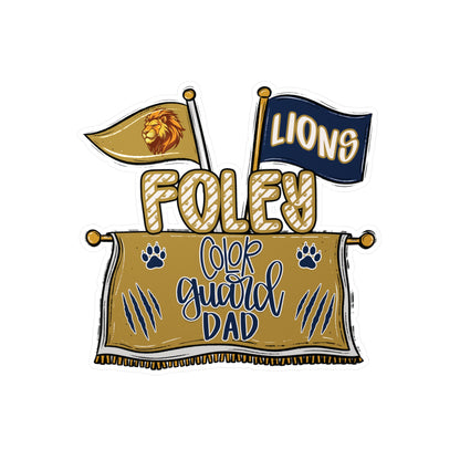 Lions Color Guard Dad Vinyl Decal