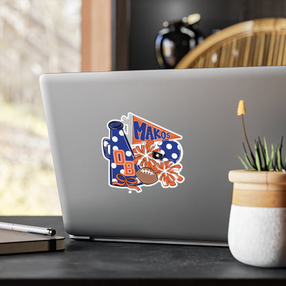 Makos Football Spirit Vinyl Decals