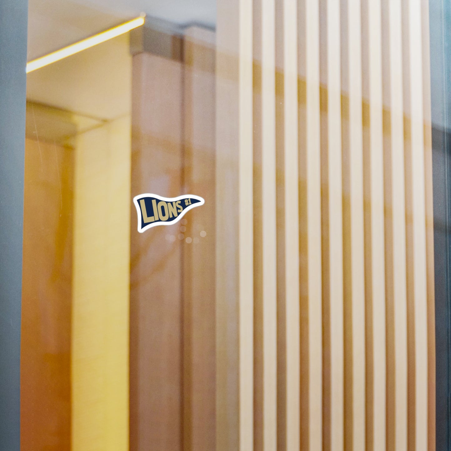 Lions Pennant Vinyl Decals