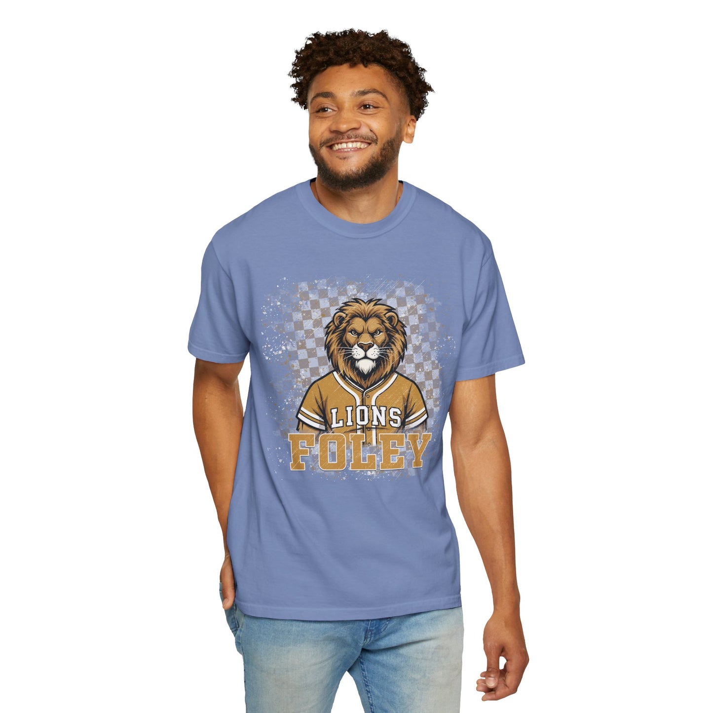 Foley Lions Grunge T-shirt - Comfort Colors