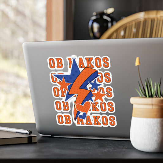 Makos Lightning, Stars, and Hearts Vinyl Decals
