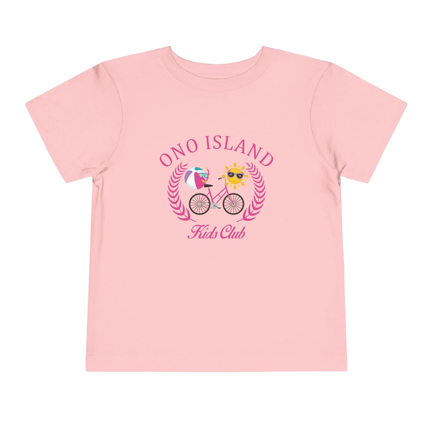 Ono Island Kids Club Toddler Pink Tee - Bella Canvas