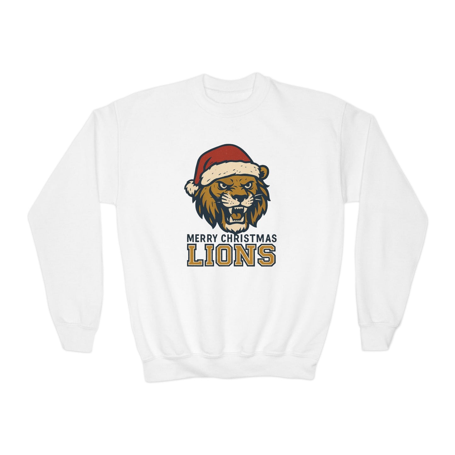 Merry Christmas Lions Sweatshirt - Gildan