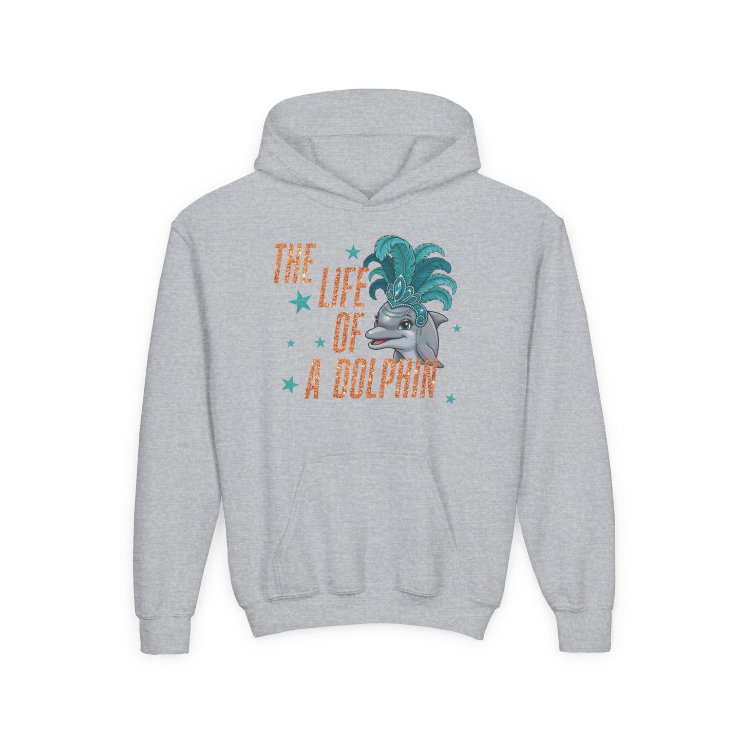 Life of a Dolphin Faux Glitter - Gildan