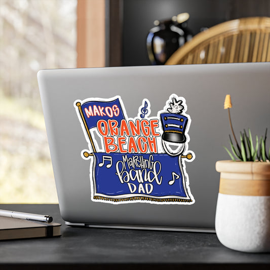 MakosMarching Band Dad Vinyl Decals