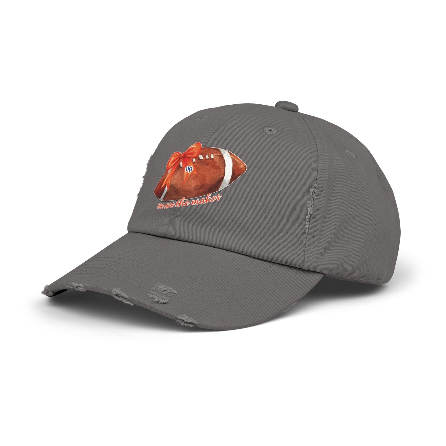 Makos Coquette Football Unisex Distressed Football Cap