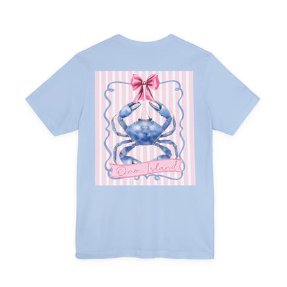 Adult Ono Island Preppy Crab T-Shirt - Bella Canvas