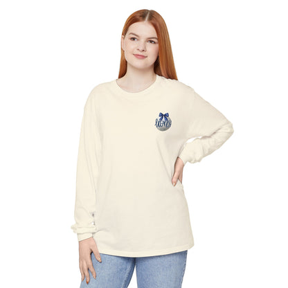 Foley Lions Volleyball Mom Long Sleeve T-Shirt- Comfort Colors