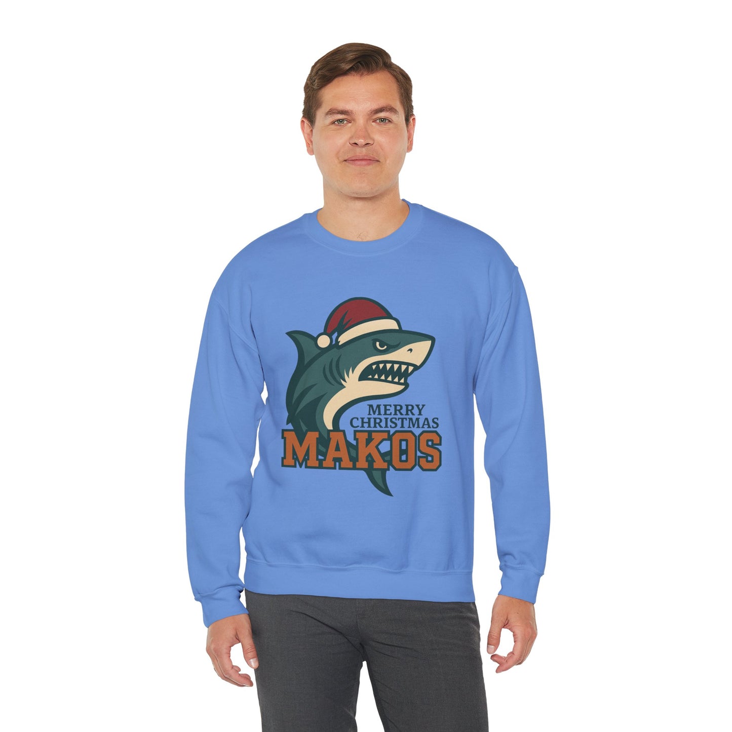 Merry Christmas Makos Sweatshirt — Gildan