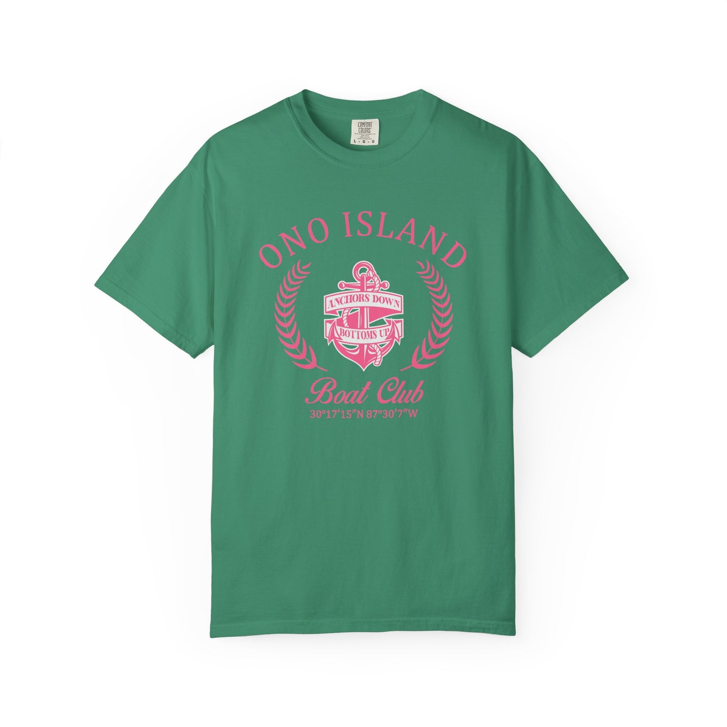 Ono Island Pink Boat Club - Comfort Colors