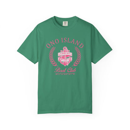 Ono Island Pink Boat Club - Comfort Colors