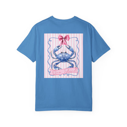 Adult Ono Island Preppy Crab Tee - Comfort Colors