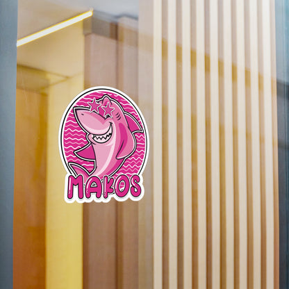 Preppy Pink Makos Vinyl Decals