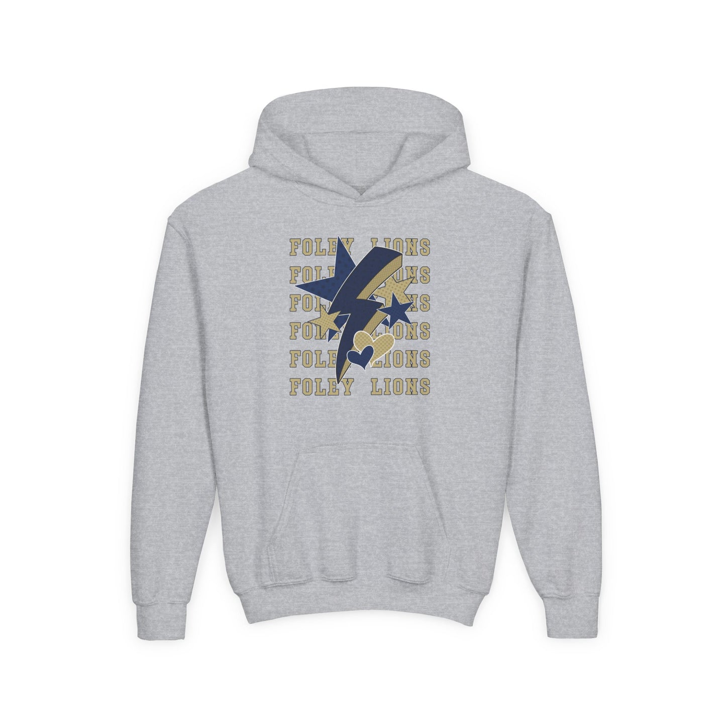 Youth Lions Lightning Stars & Hearts Hoodie