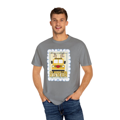 Christmas Bus Driver Tee - Comfort Colors