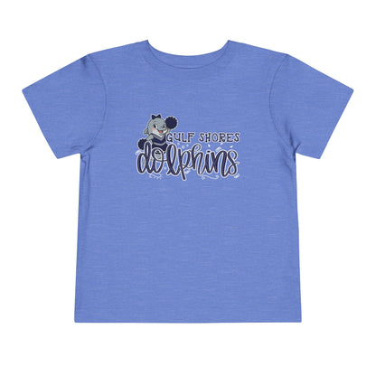 Dolphin Polka Dots Bella Canvas Toddler