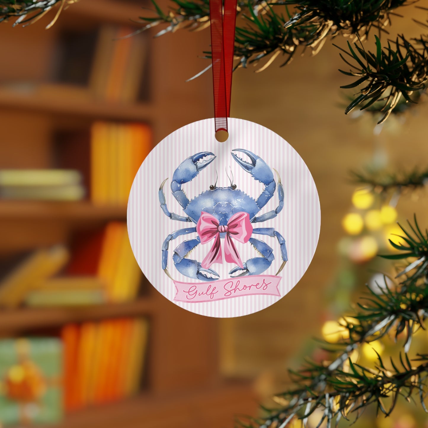 Gulf Shores Coquette Crab Ornament