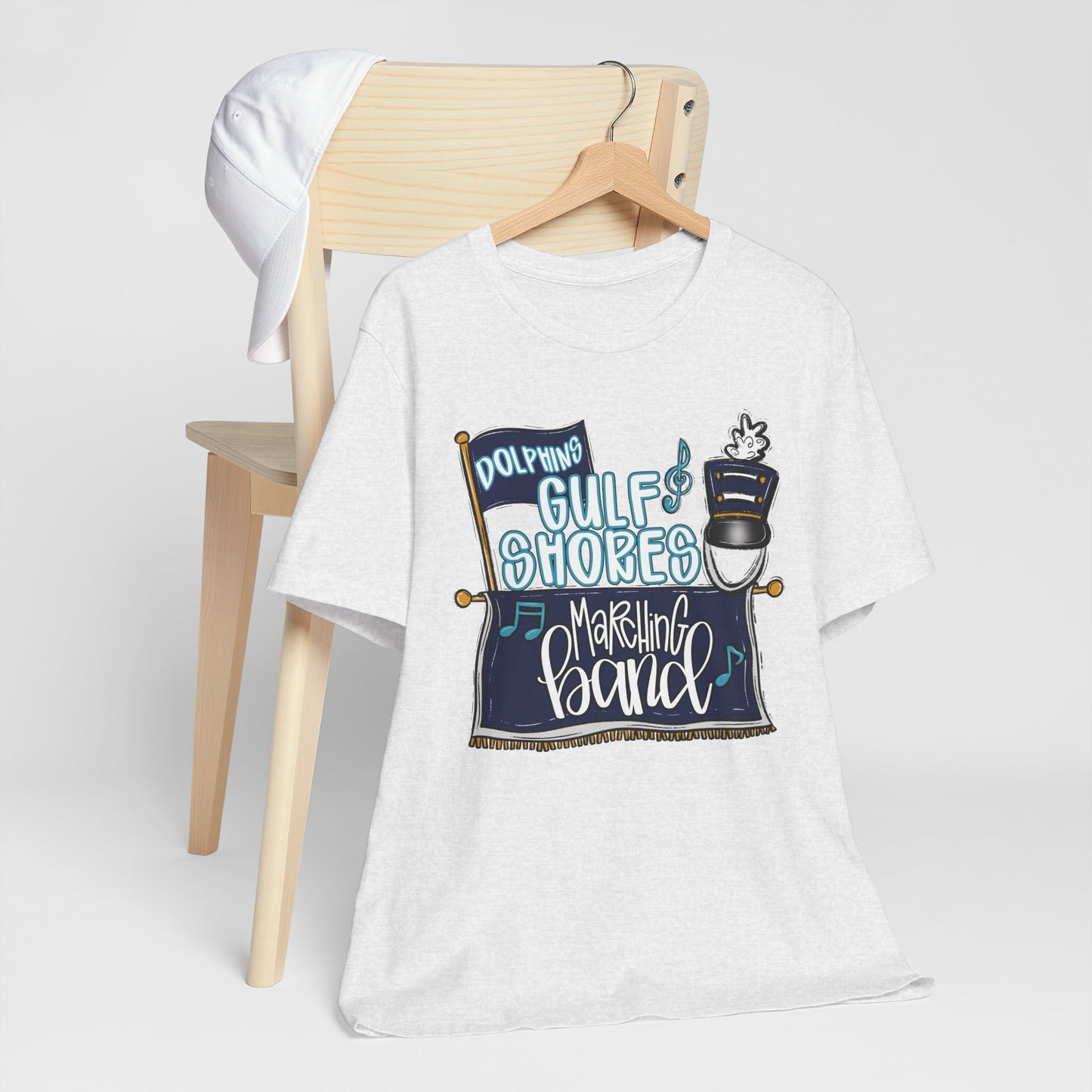 Adult Gulf Shores Band Tee - Bella Canvas