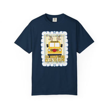 Christmas Bus Driver Tee - Comfort Colors