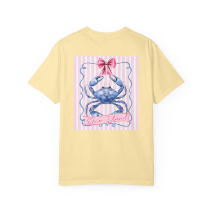 Adult Ono Island Preppy Crab Tee - Comfort Colors
