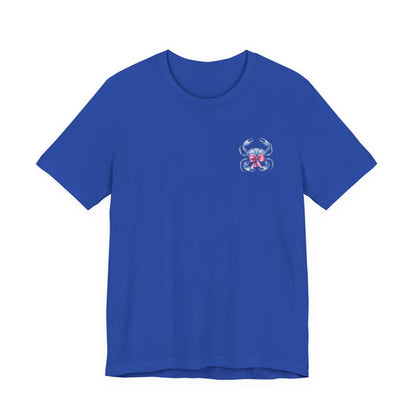 Adult Ono Island Preppy Crab T-Shirt - Bella Canvas