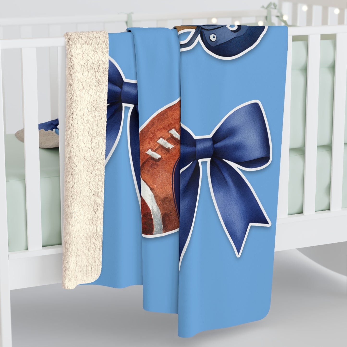 Dolphin Coquette Style Sherpa Blanket