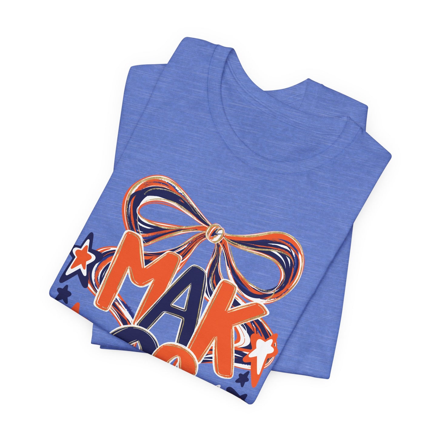 Adult Makos Twirly Ribbon Tee - Bella Canvas