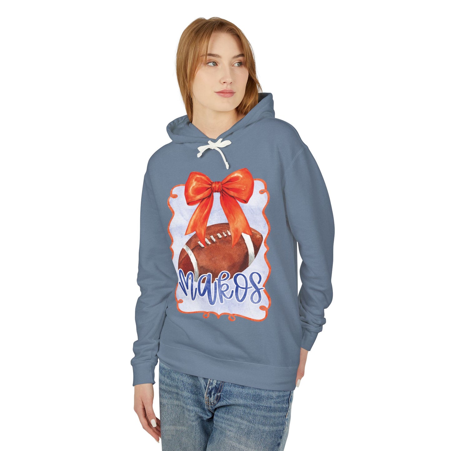 Adult Makos Watercolor Coquette Hoodie - Comfort Colors