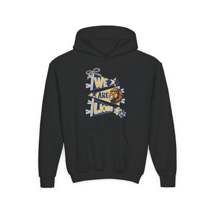 Youth We Are Lions Pennant Hoodie