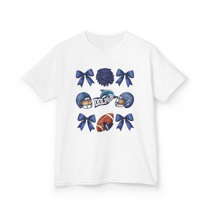Youth Coquette Dolphins Pennant Tee