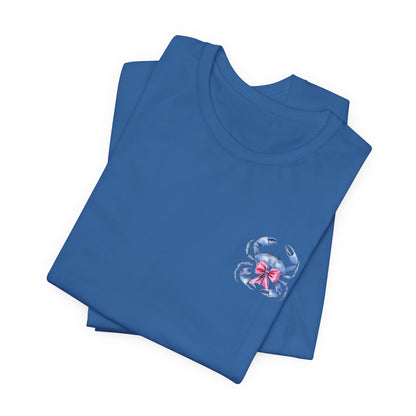 Adult Ono Island Preppy Crab T-Shirt - Bella Canvas