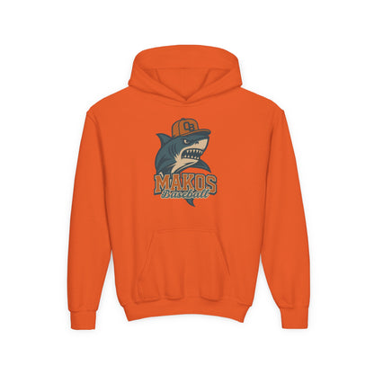 Makos Youth Baseball Hoodie - Gildan