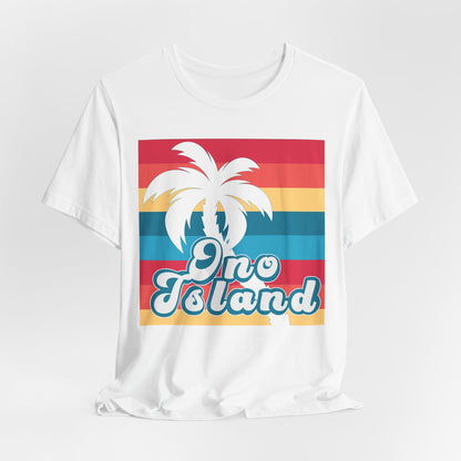 ADULT ONO ISLAND PALM GRID TSHIRT