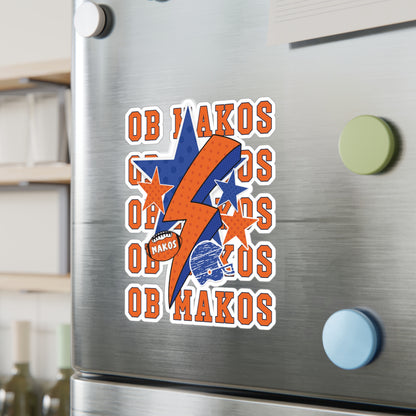Makos Football Spirit Vinyl Decals